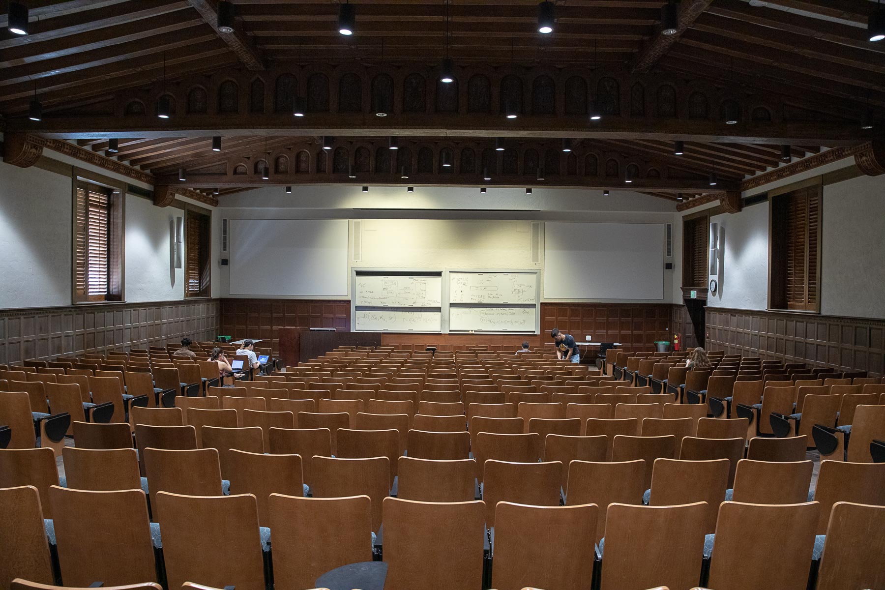Moore Hall empty classroom
