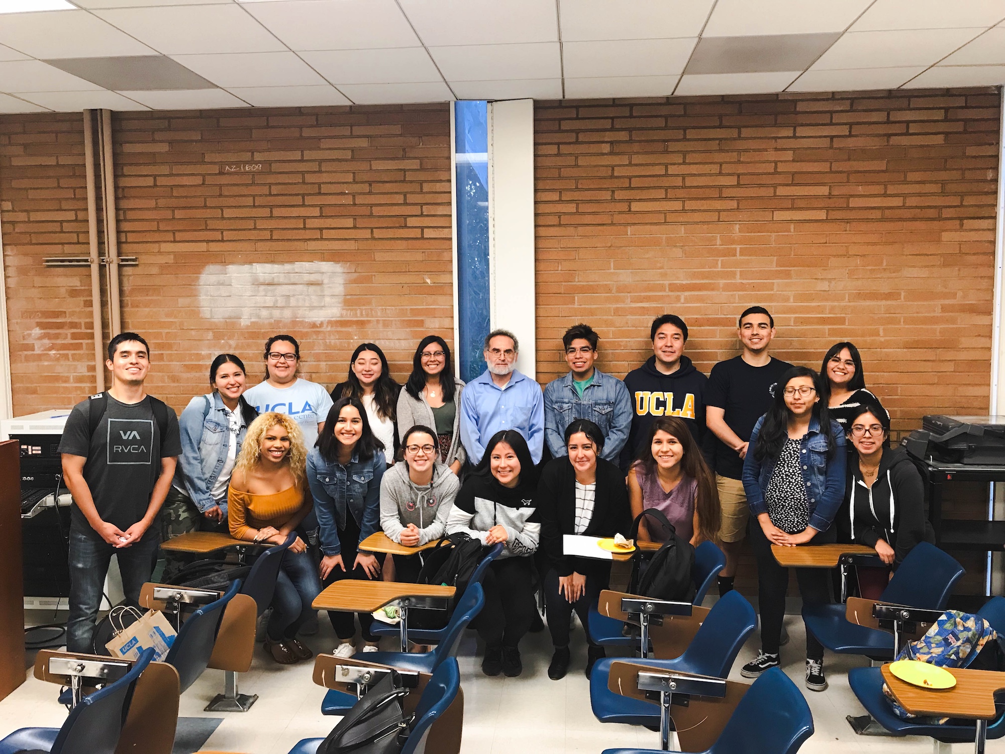 UCLA Labor Studies students and professor group photo